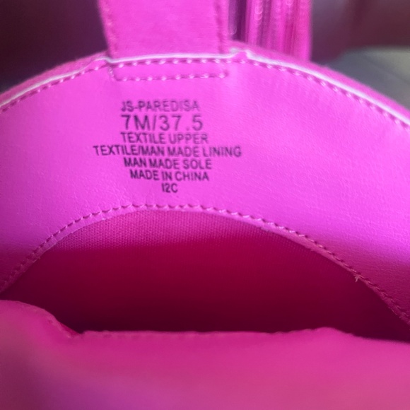 Jessica Simpson Pink Paredisa Rhinestone Fringe Western Booties SZ 7M - Picture 8 of 15